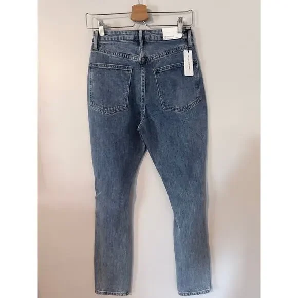 new WEWOREWHAT we wore what medium wash high rise Danielle denim jeans - Picture 4 of 11